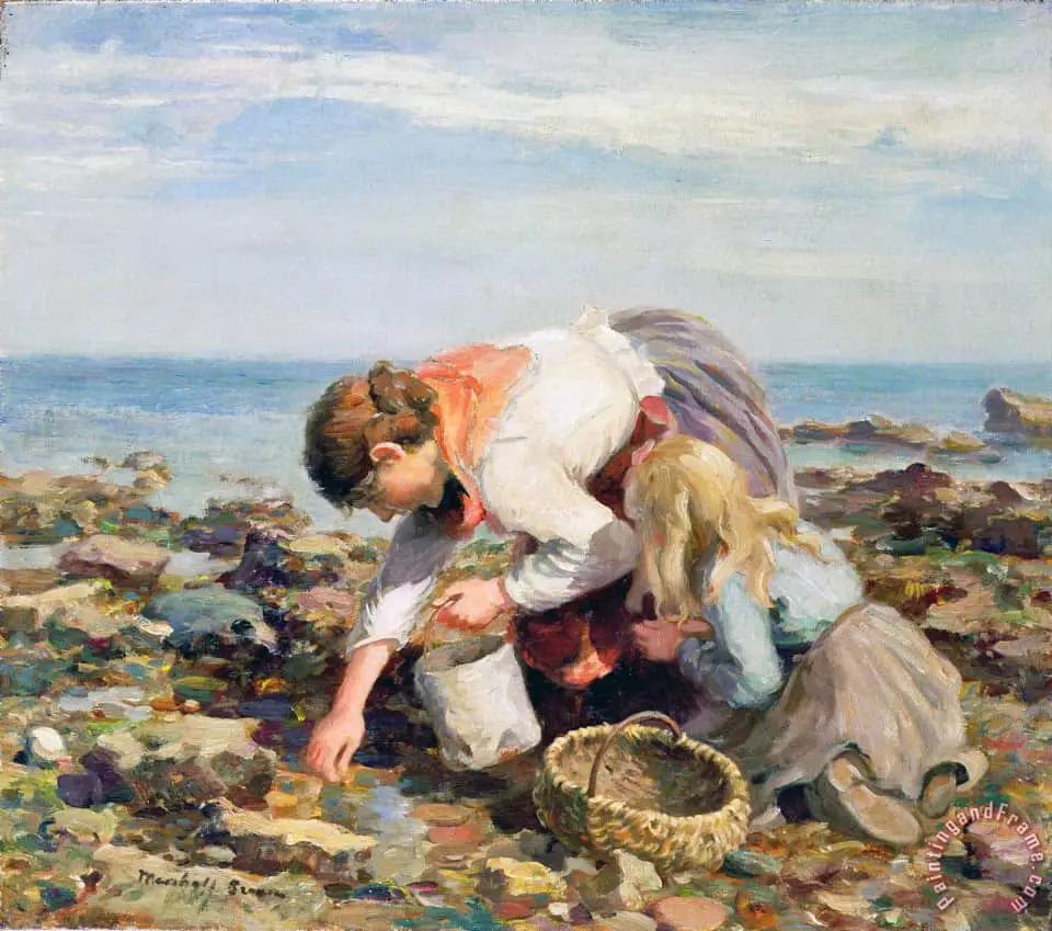 William Marshall Brown - Collecting Shells
