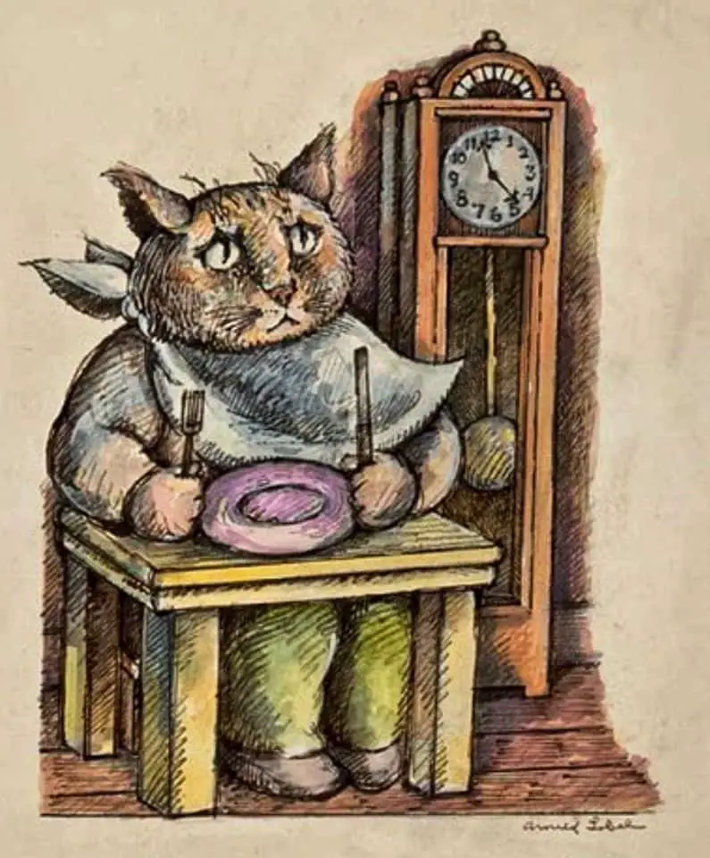 Arnold Lobel from Whiskers & Rhymes, published 1985