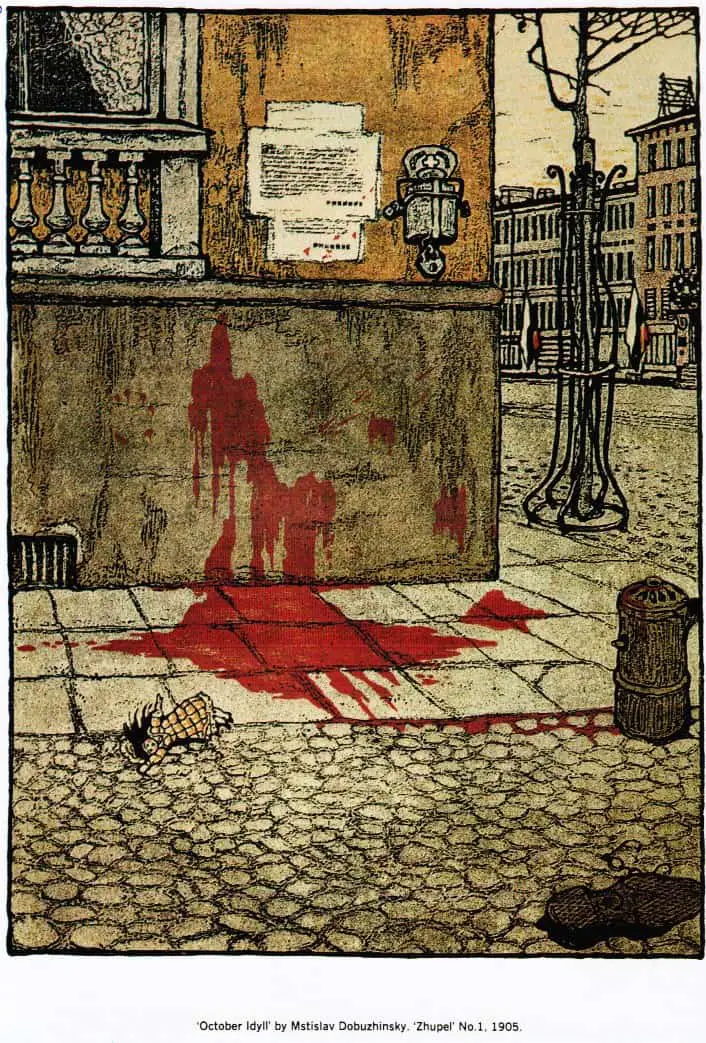BLOOD AND LAUGHTER, Caricatures From The 1905 Revolution David King & Cathy Porter (Published by Jonathan Cape Ltd, London 1983 blood