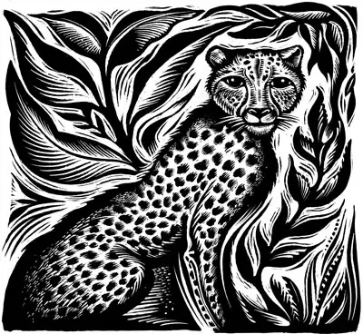 Cathie Bleck leopard