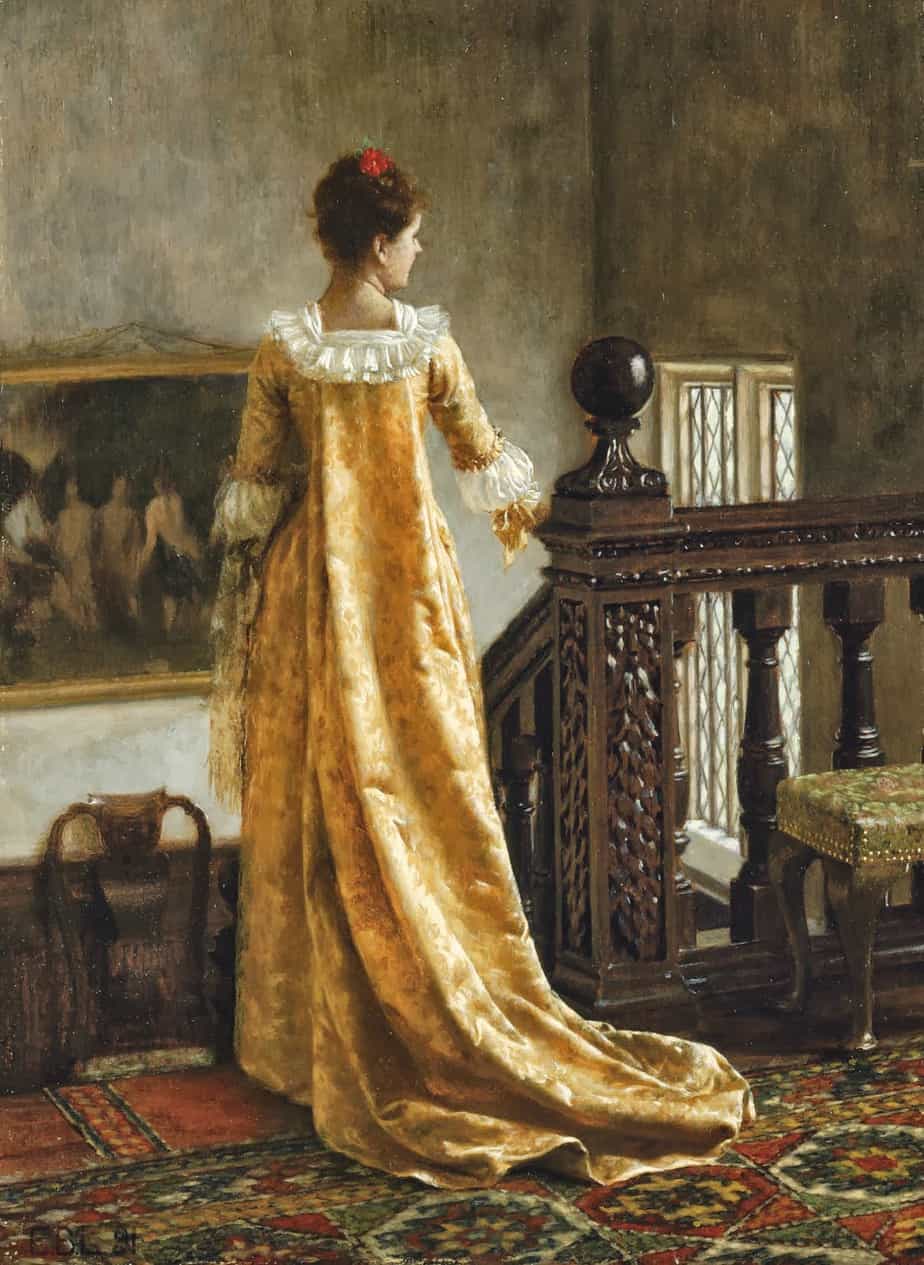 Edmund Blair Leighton - The Golden Train 1891