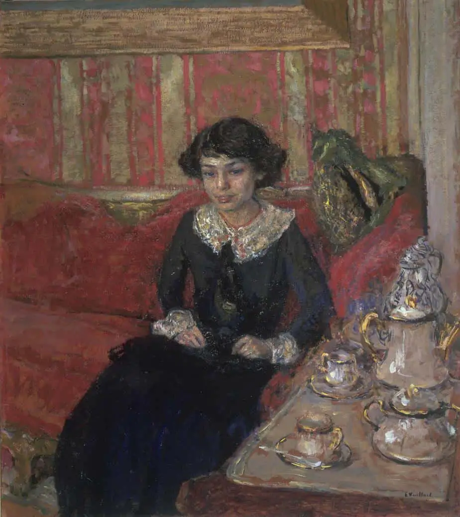 Edouard Vuillard Girl in an Interior c.1910