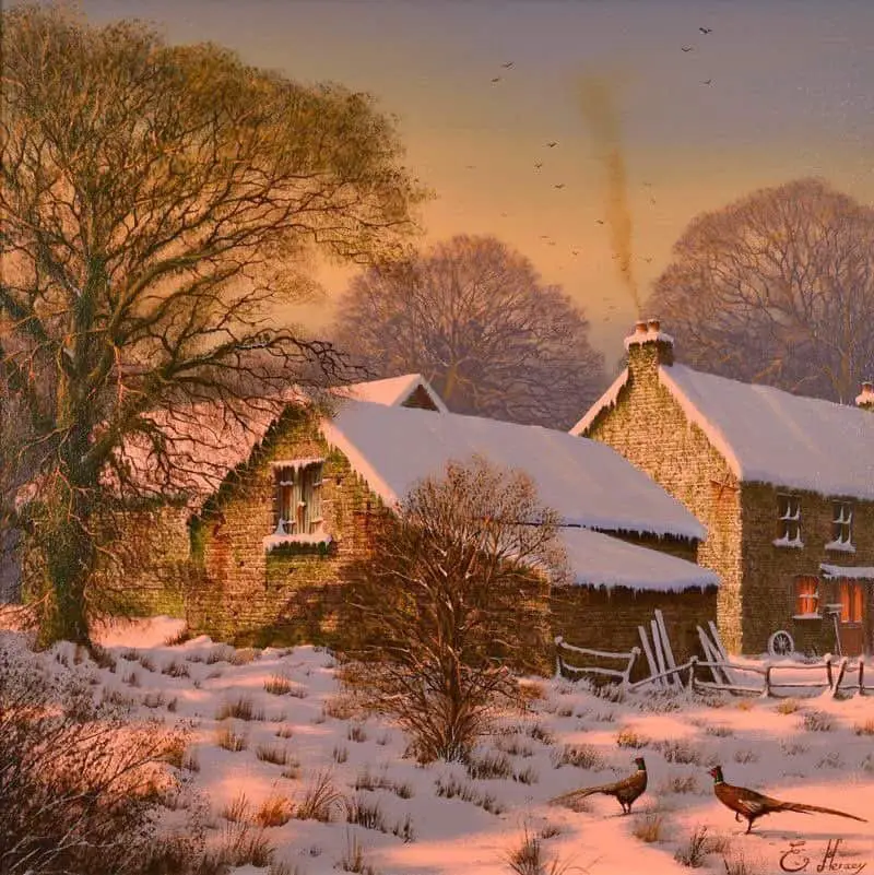 Edward Hersey cottage chimney smoke