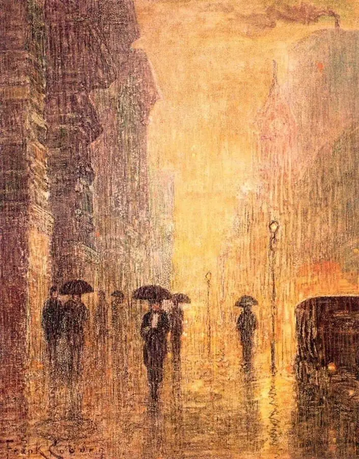 Frank Coburn, 1925 rain