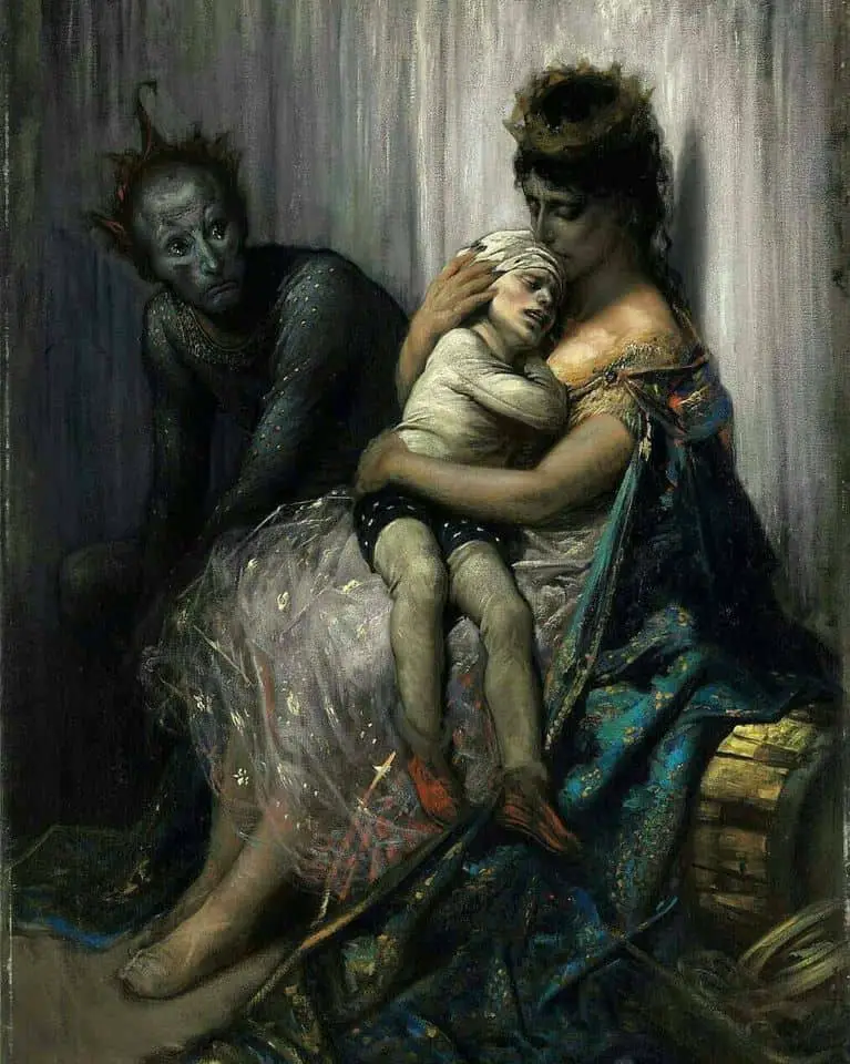 Gustave Doré 1832 - 1883, French, The Family Of Street Acrobats