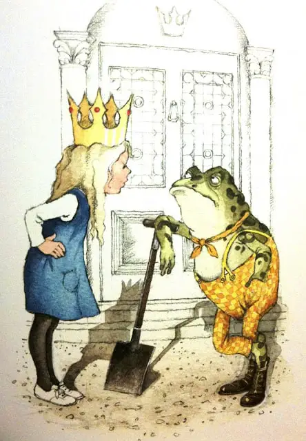 Helen Oxenbury - Through the Looking Glass frog