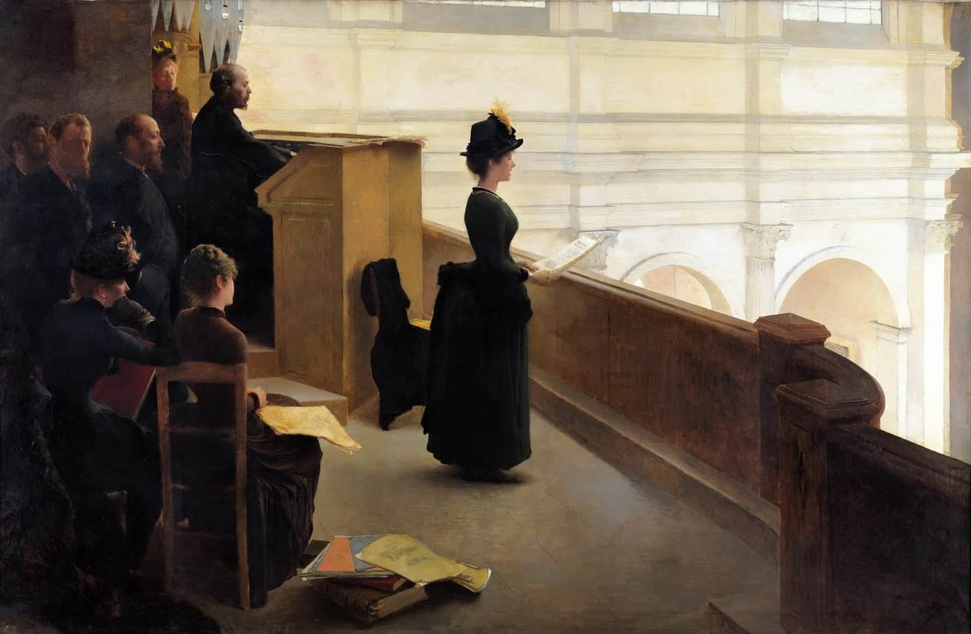 Henry Lerolle - The Organ Rehearsal 1888