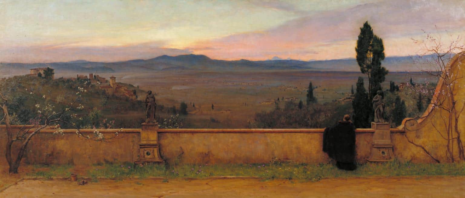 Matthew Ridley Corbet Val d’Arno- Evening exhibited 1901