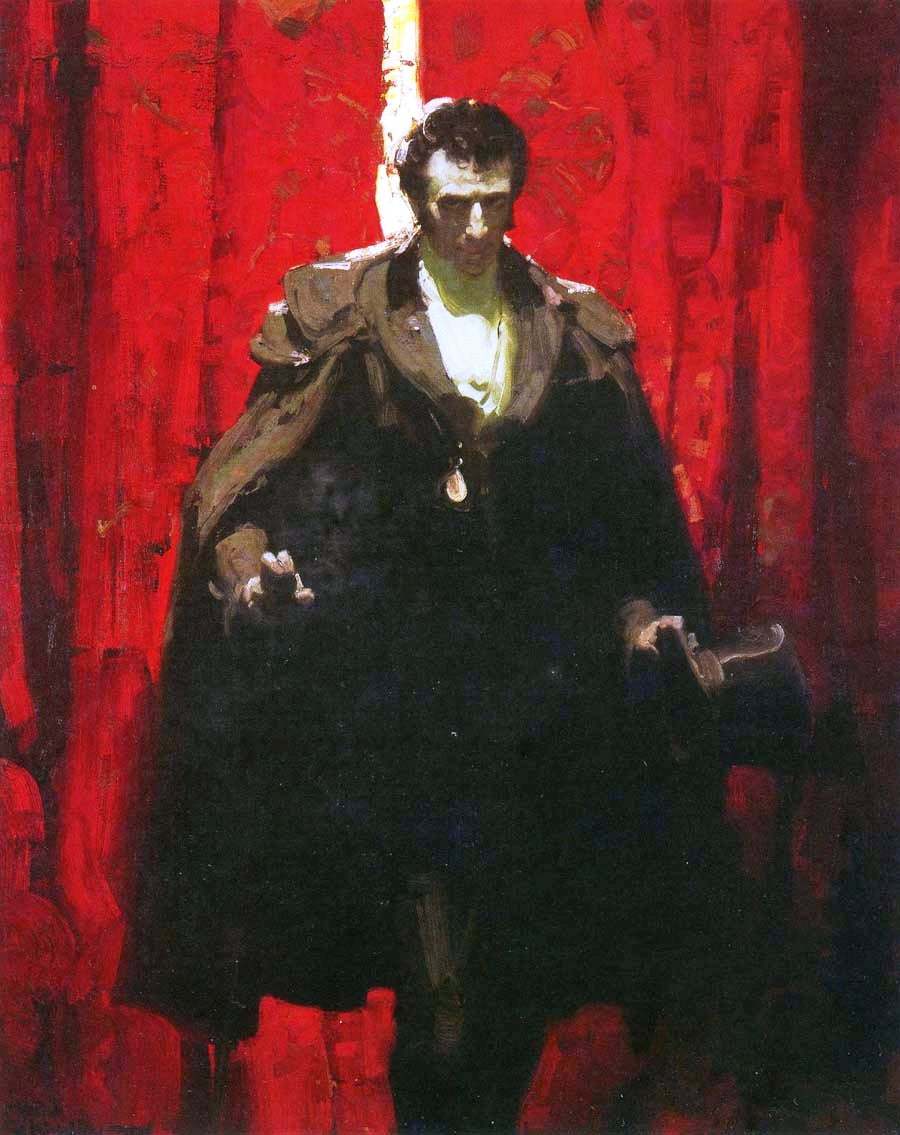 Mead Schaeffer (1898 - 1980) ominous face