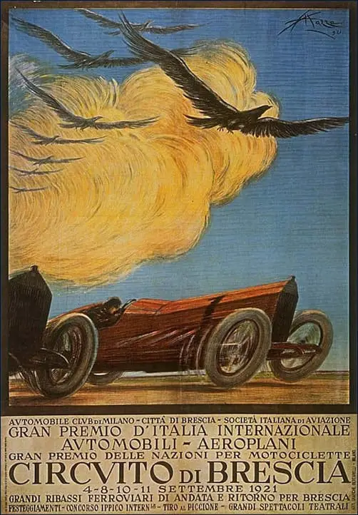 Poster by Aldo Mazza, 1921