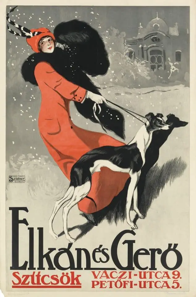 Poster by Arpad Bardocz, circa 1910