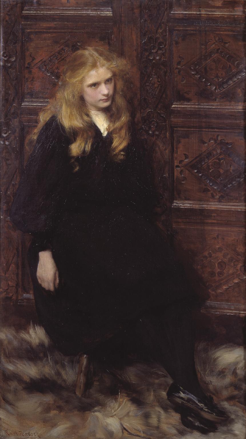 Ralph Peacock Ethel 1897 girl black