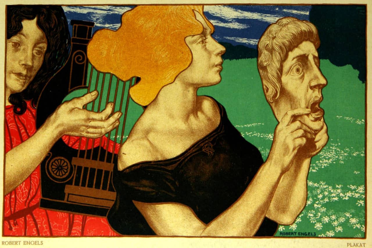 Robert Engels (1866-1926), “Das Plakat”, Vol. 8, May 1917 mask