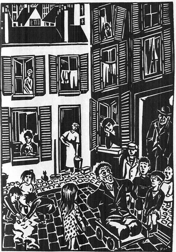 The City By FRANS MASEREEL (London 1988 - originally published by Kurt Wolff Verlag, Munich 1925 as DIE STADT washing