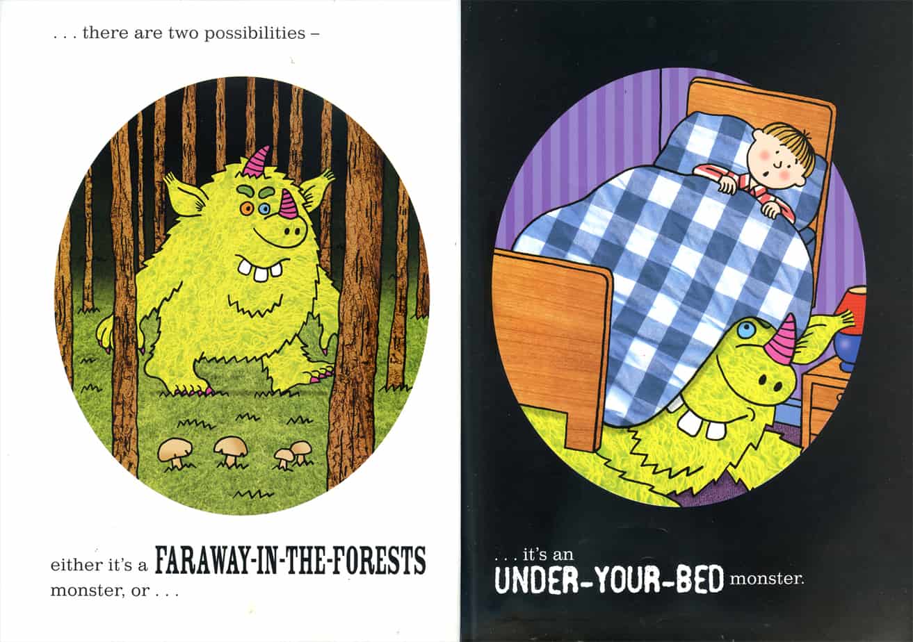 When a Monster is Born by Nick Sharratt, Sean Taylor two types of picture book monster