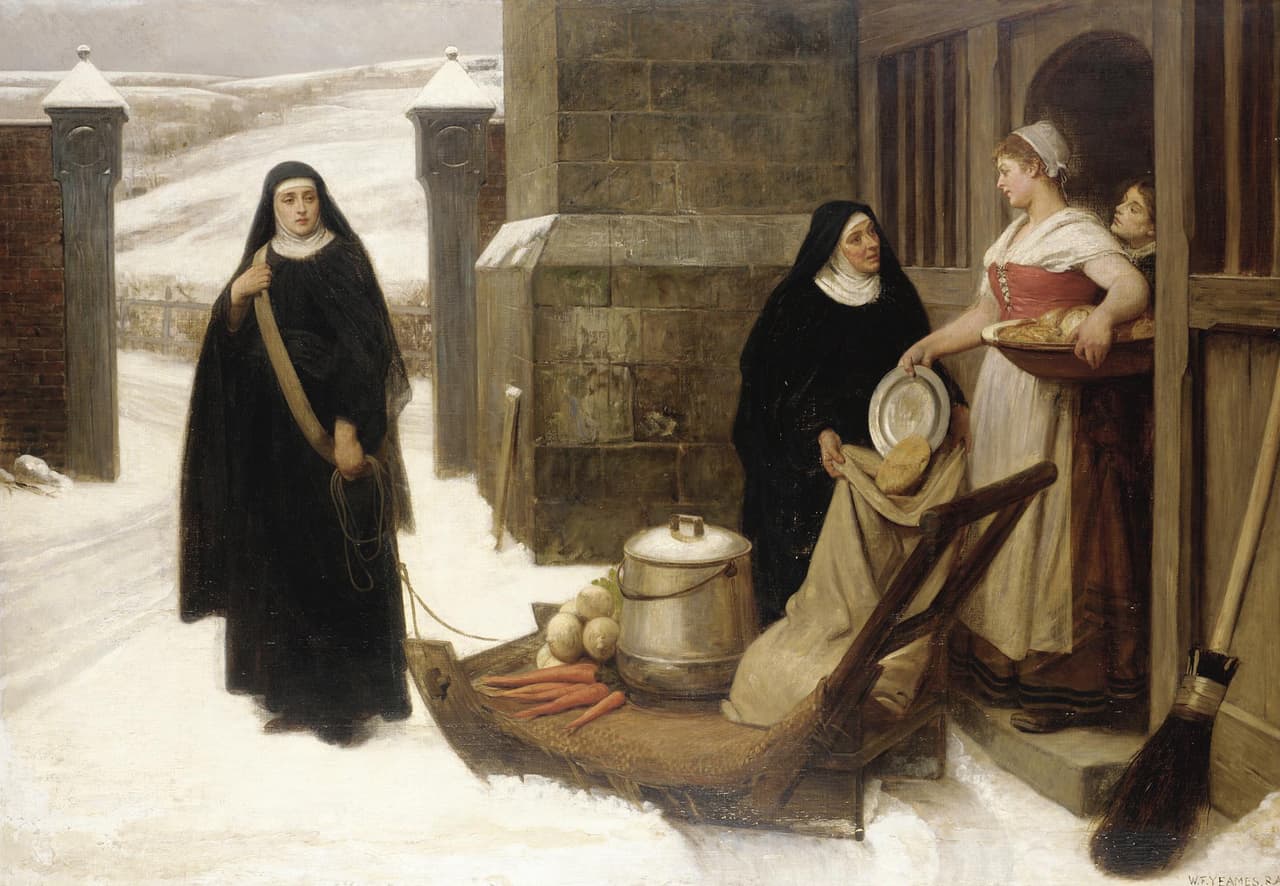 William Frederick Yeames - For the Poor