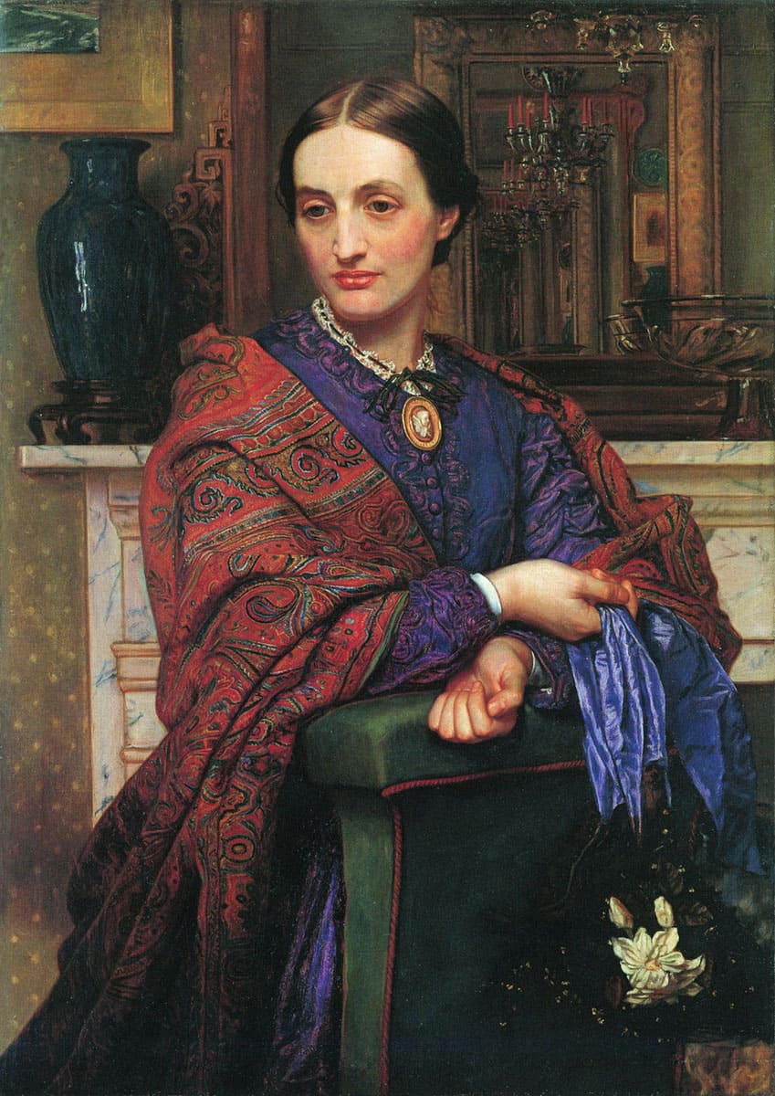 William Holman Hunt - Portrait of Fanny Holman Hunt 1868