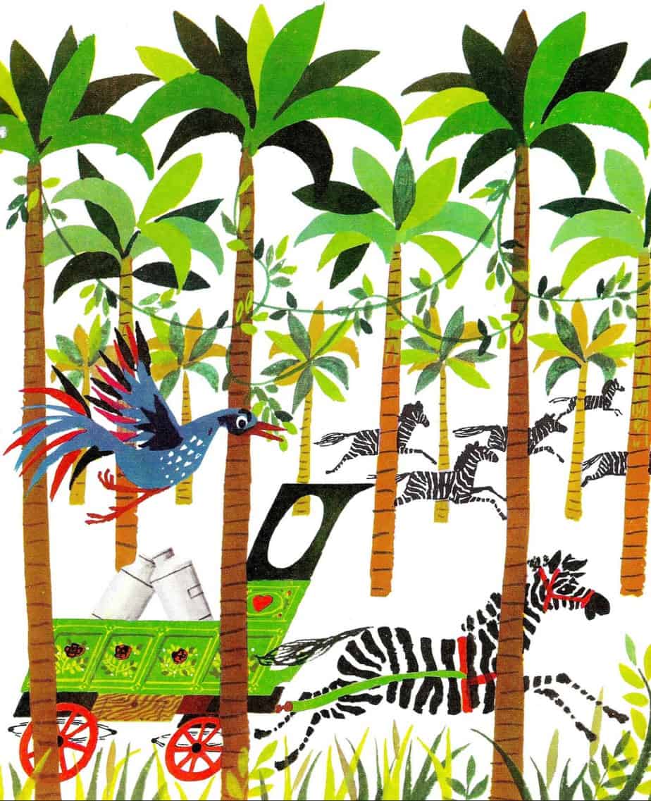 DE VERLIEFDE ZEBRA (1963) Cornelius van Velsen riding through the jungle