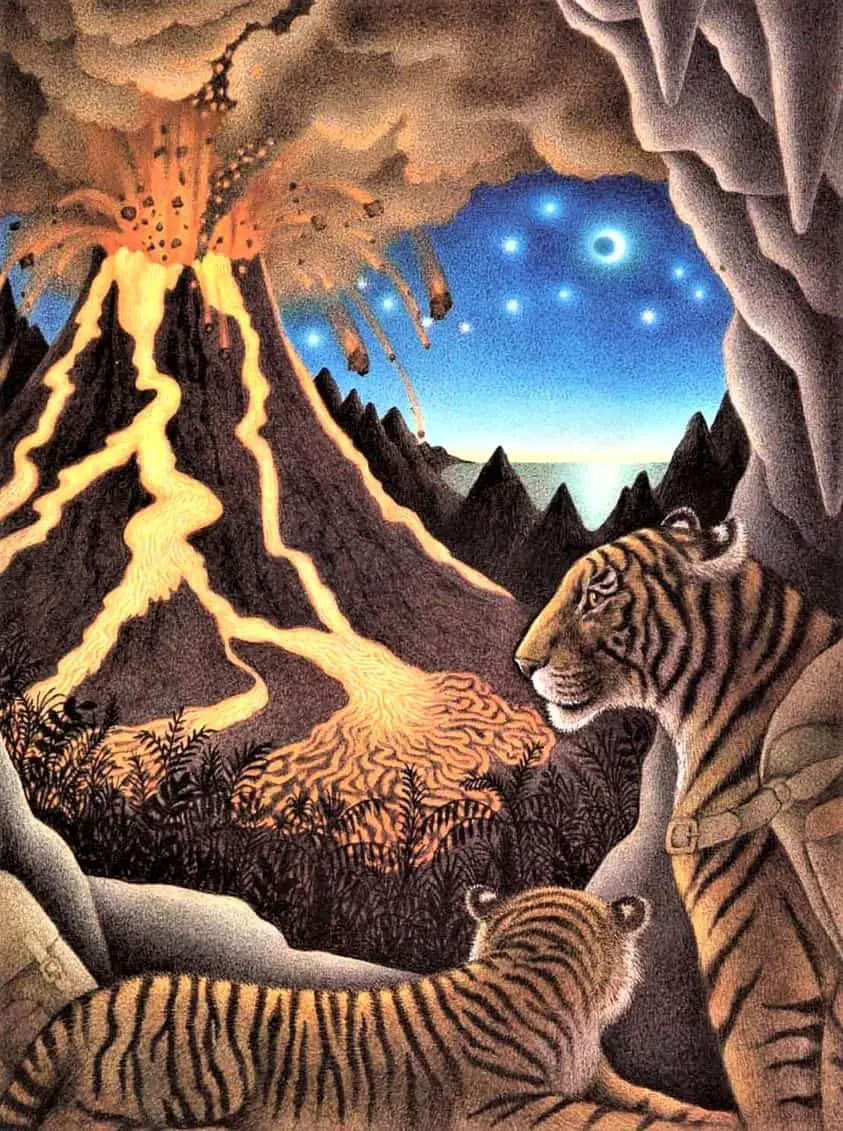 Nicola Bayley (born 1949) 1976 illustration for 'The Tyger Voyage' by Richard Adams