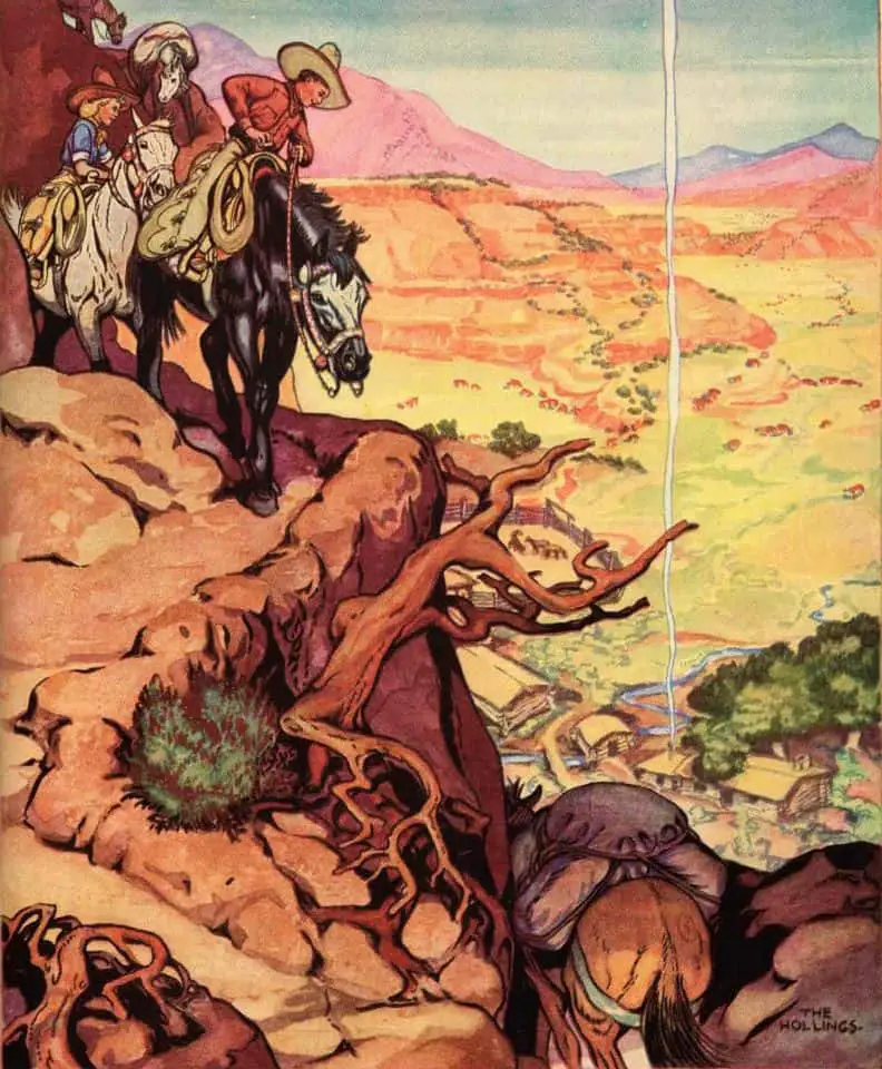 The Book of Cowboys. Holling C. Holling.1932 cliff