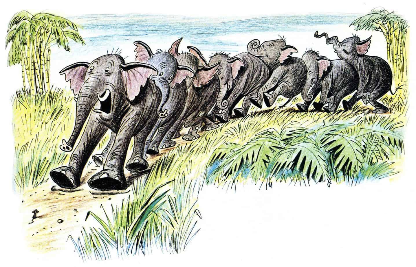 from 'Goliath II' by Bill Peet (1915-2002) elephant