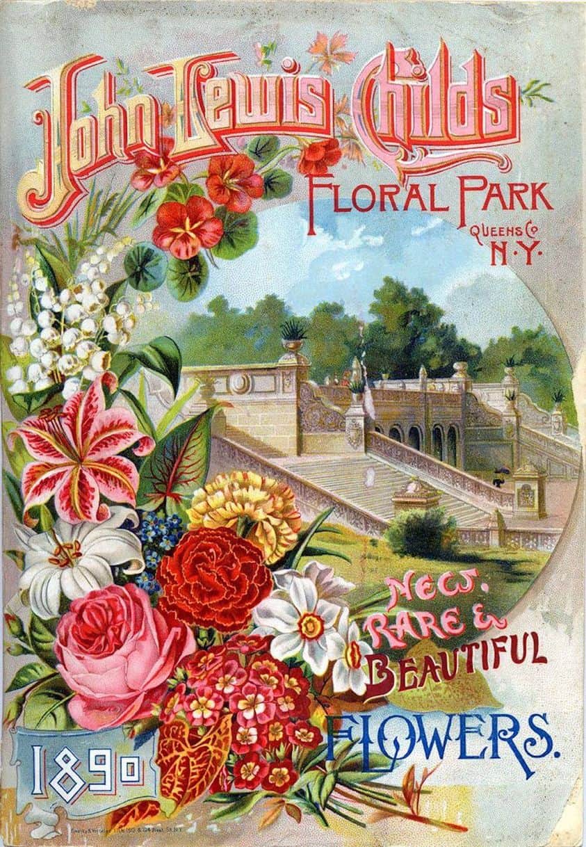 John Lewis Childs Floral Park Queens N.Y. flower catalog, 1890