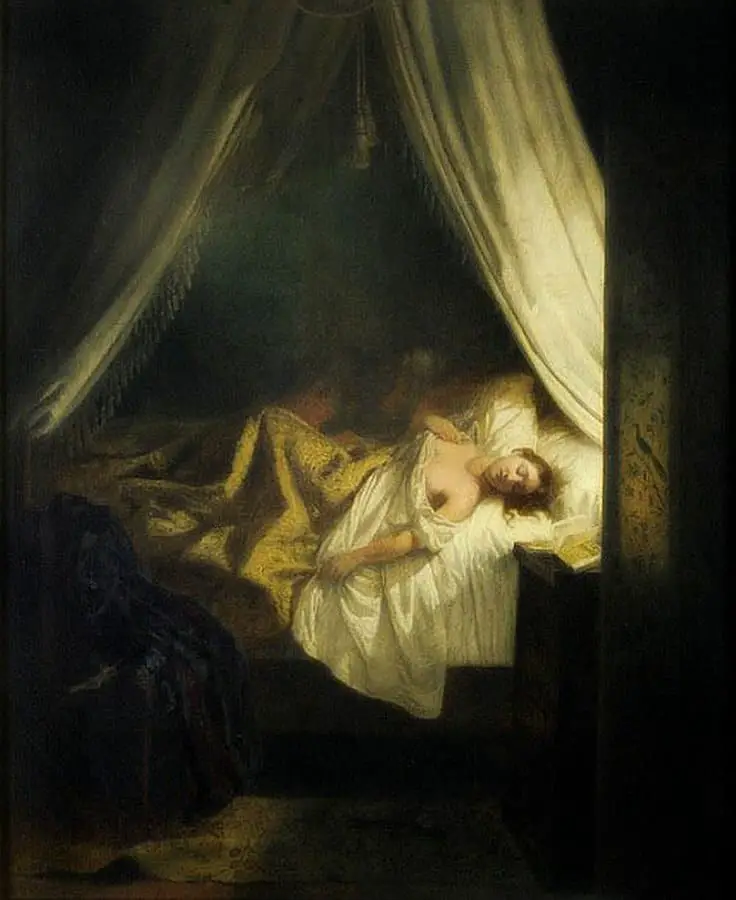 Le Vampire (1825) by Eugène Delacroix (France, 1798-1863)