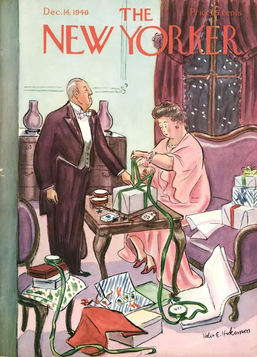 New Yorker, Dec 14, 1940. Cover by Helen Hokinson