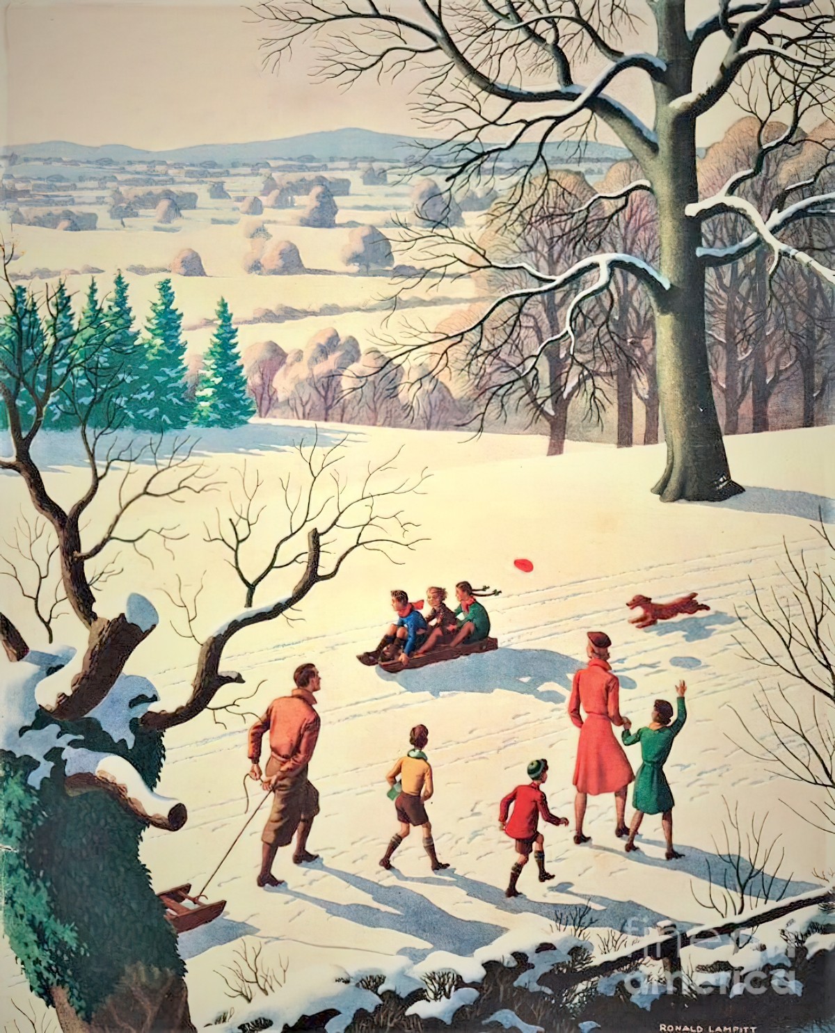 Sledding, Sleighs and Sleds in Storytelling and Illustration