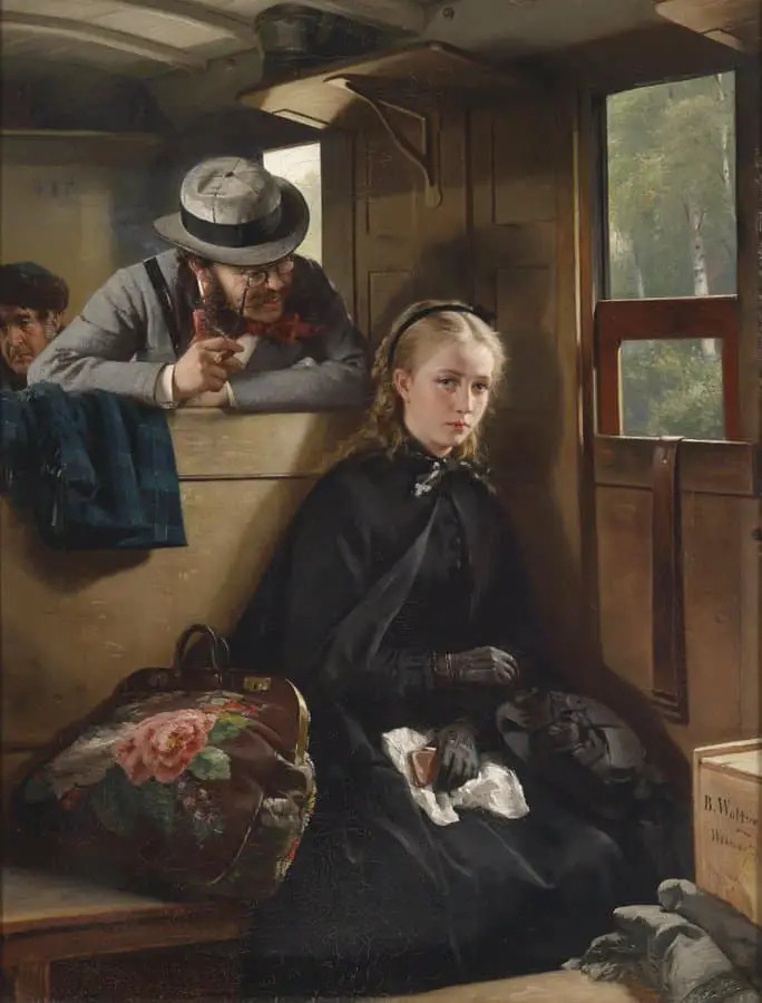 The Irritating Gentleman, by German painter Berthold Woltze (1874)