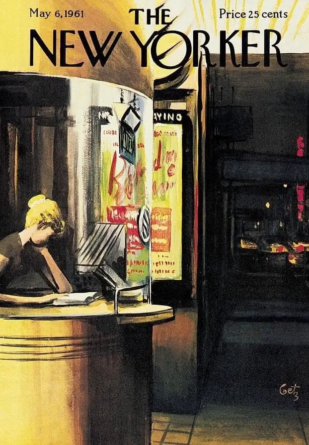 Arthur Getz (1913-1996) New Yorker cover 1961