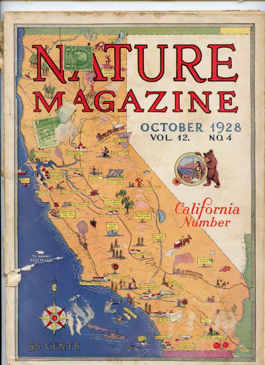 California Map 1928