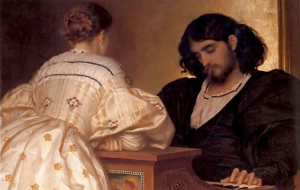 Lord Frederic Leighton - The Golden Hours piano