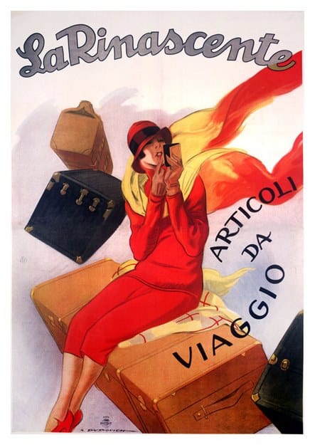 Marcello Dudovich (1878-1962) suitcase