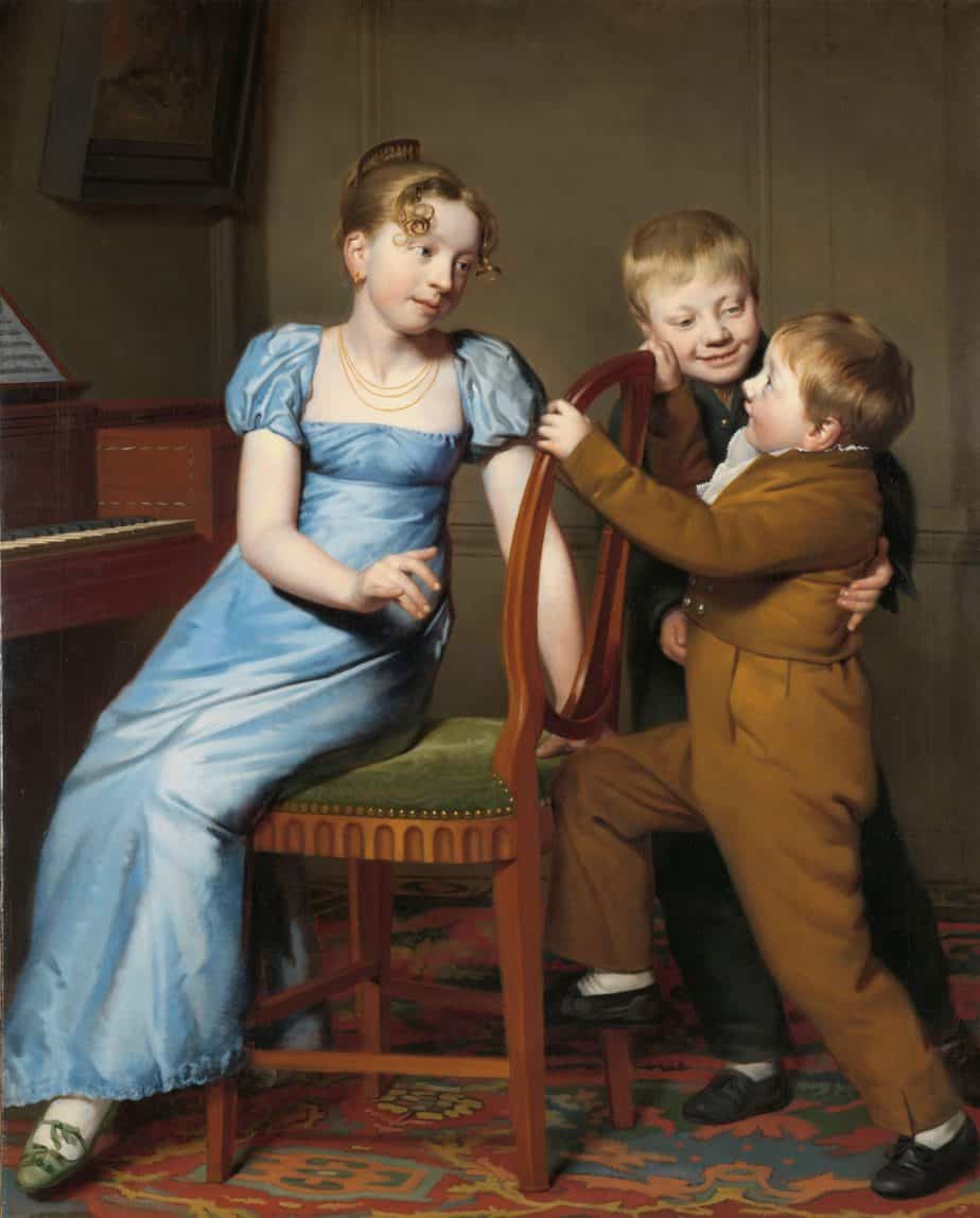 Piano Practice Interrupted, Willem Bartel van der Kooi, 1813