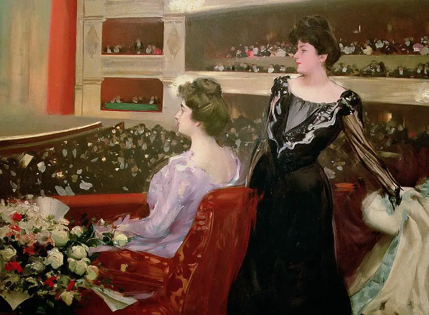 Ramon Casas (Spanish, 1866-1932) theatre