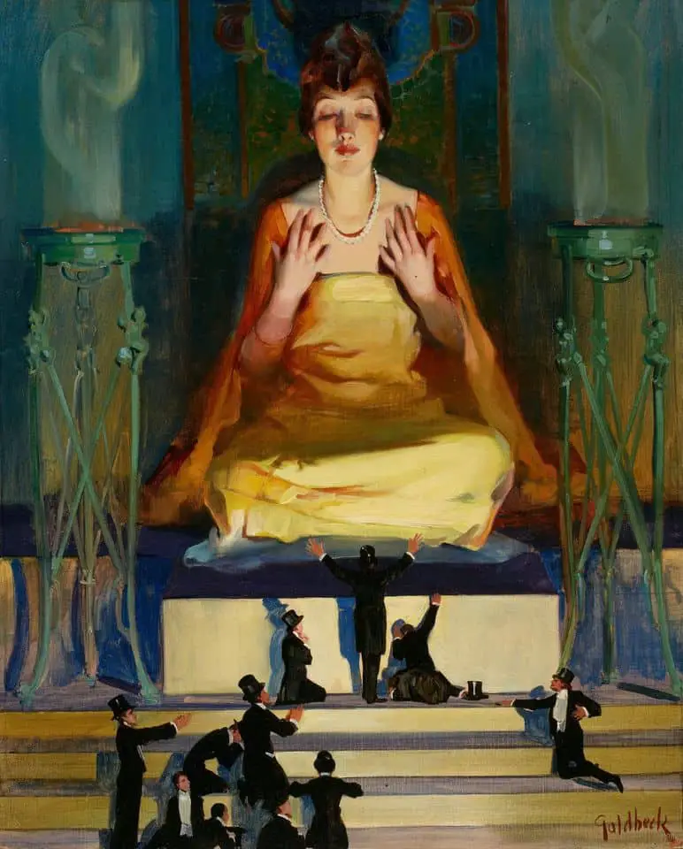 Walter Dean Goldbeck (1882 - 1925) Idol Worship 1915