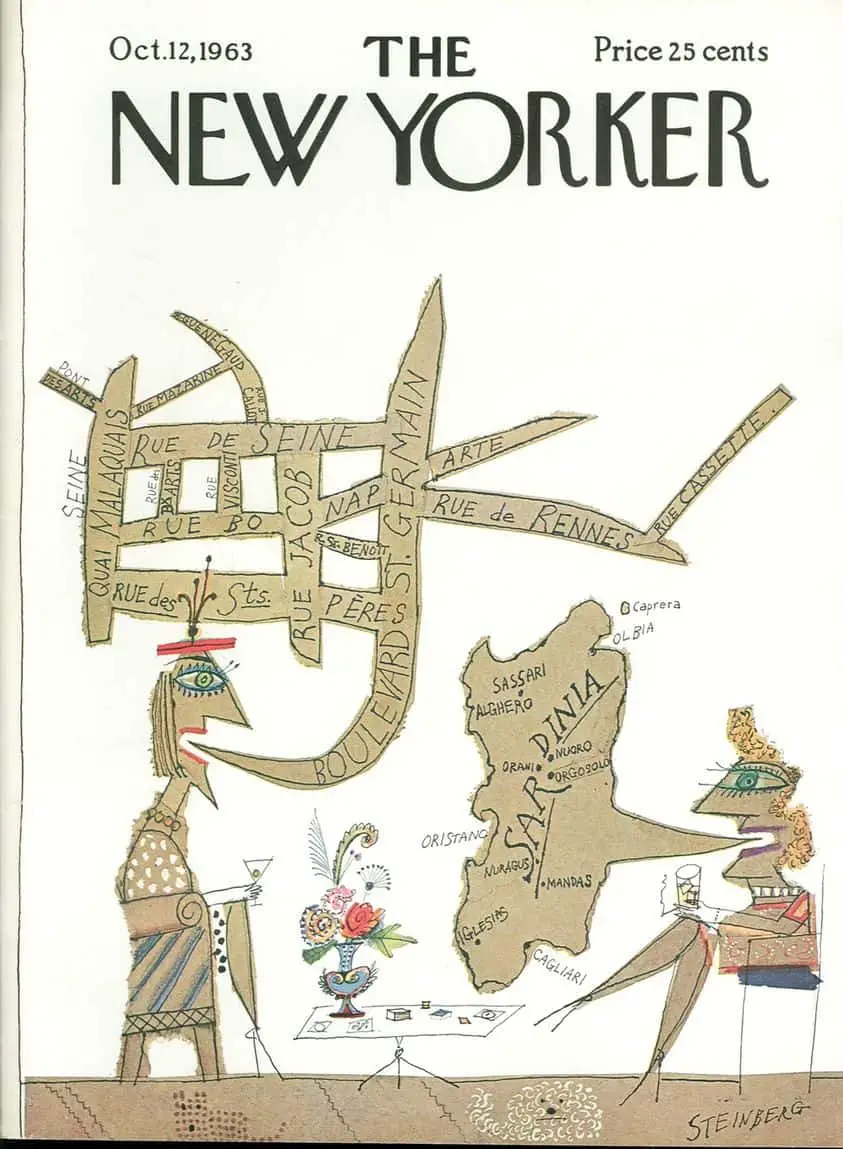 Cover by Saul Steinberg, 1963