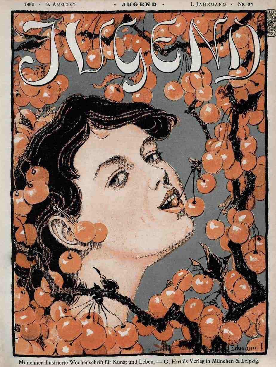 Cover of Jugend by Otto Eckmann (1896)