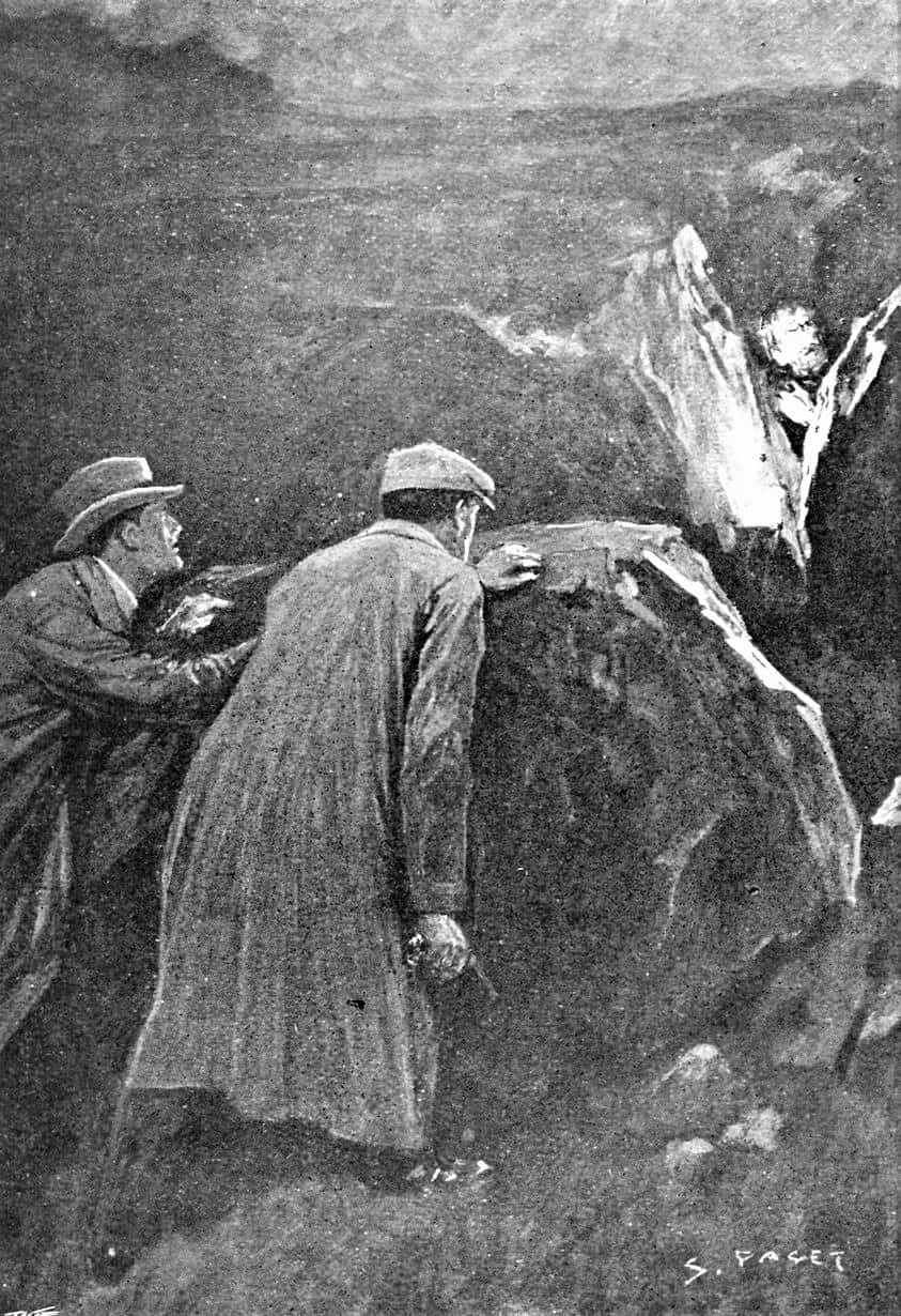 Sidney Paget (1860 - 1908) 1901 The Hound of the Baskervilles illustration for The Strand magazine
