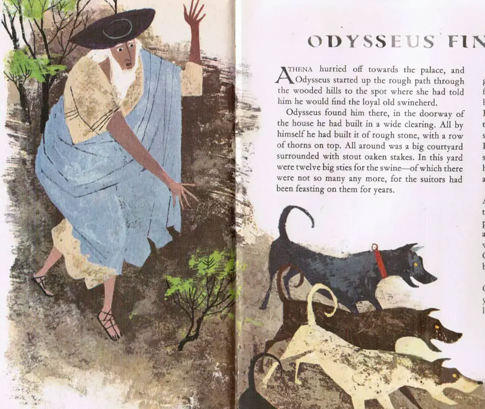 The Iliad and the Odyssey A Giant Golden Book Illustrated by Alice and Martin Provensen