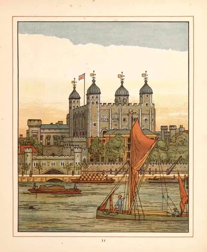 Walter Crane 1845 - 1915 The River Thames 1883