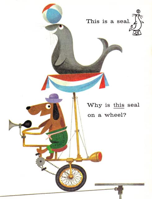 A Dragon in a Wagon by Janette Rainwater, illustrated by John Martin Gilbert (1973) bicycle