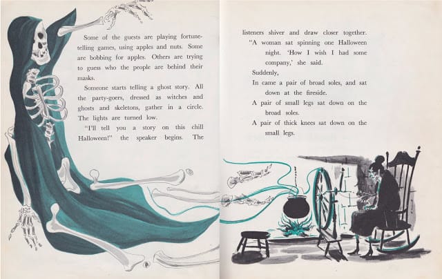 Halloween A Holiday Book by Lillie Patterson, illustrated by Gil Miret (1963) hearth
