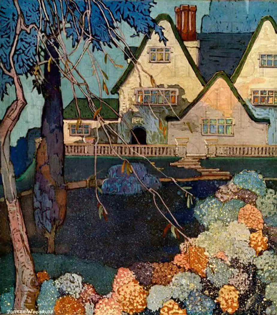 House & Garden illustration - Porter Woodruff, 1917