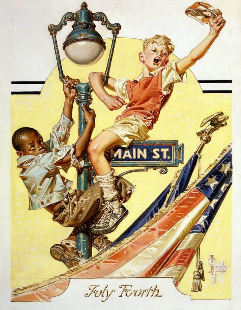 J.C. Leyendecker (1874-1951) for a 1937 edition of The Saturday Evening Post