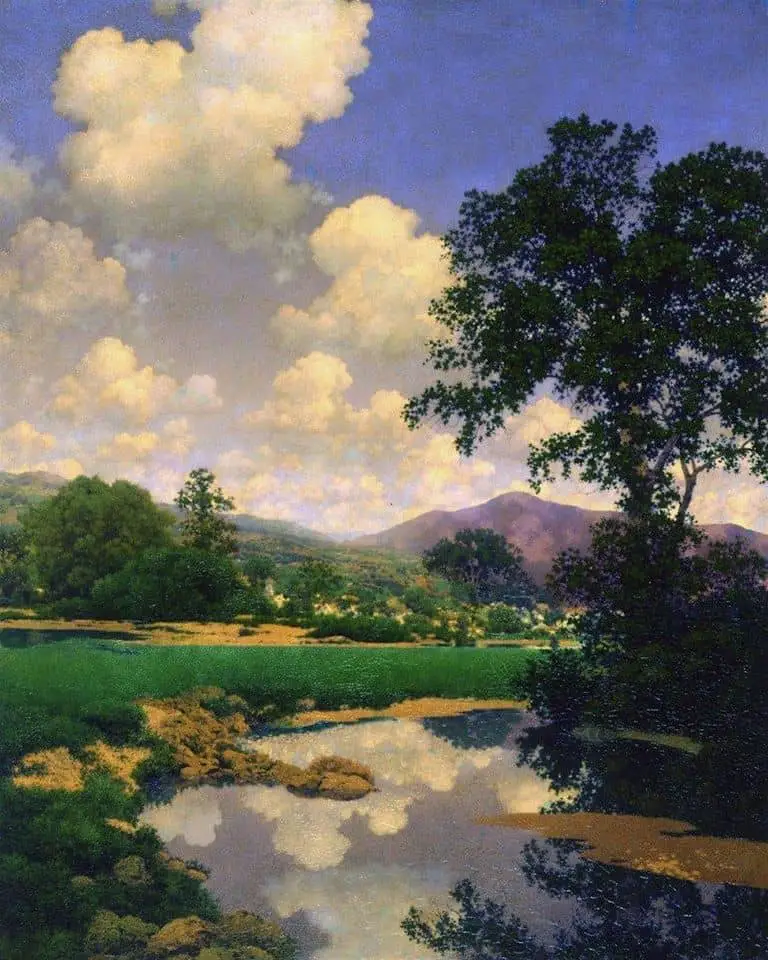 Maxfield Parrish (1870-1966), June Skies, 1940