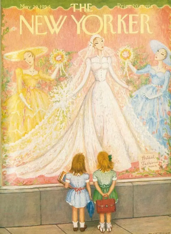 May-29-1954-Illustrator-Edna-Eicke-1919-1979-wedding-window-shopping