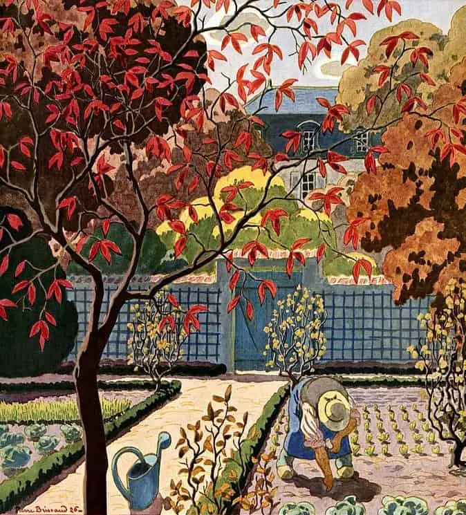 Pierre Brissaud (1885 - 1964) 1920 illustration for House And Garden magazine