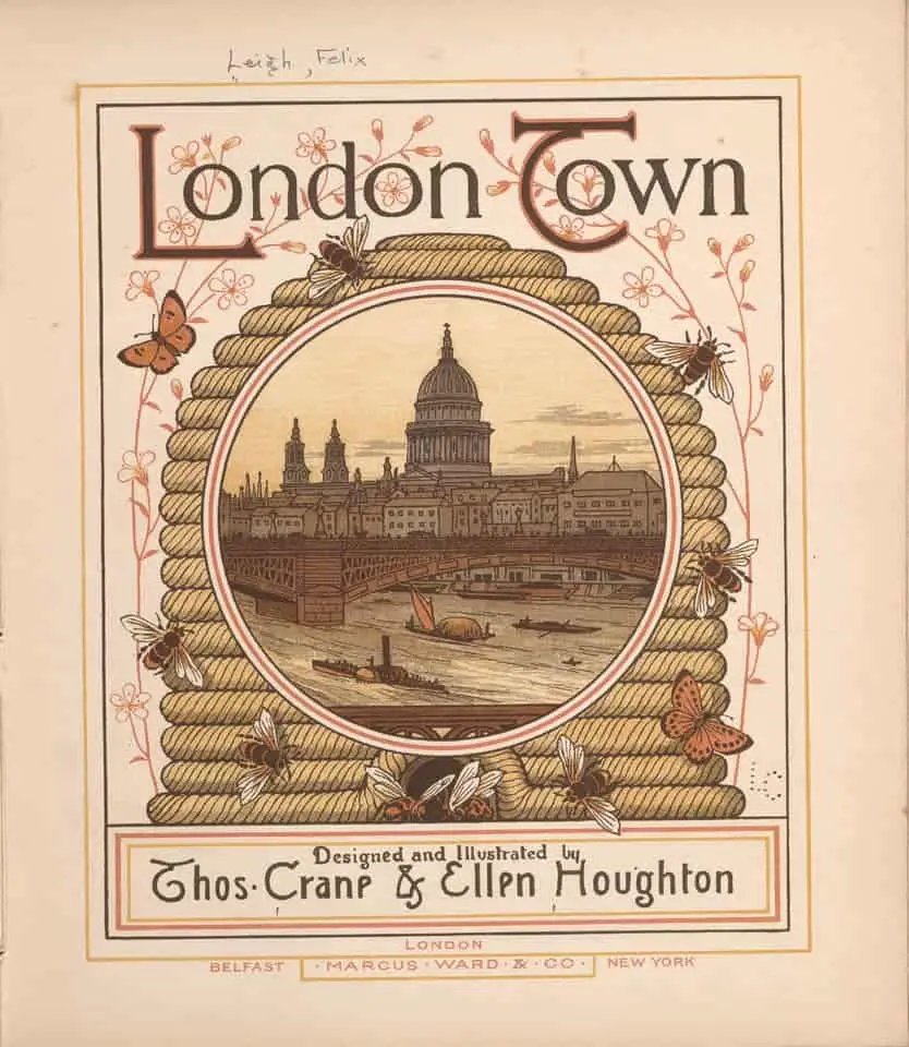Walter Crane 1845 - 1915 London Town frontispiece